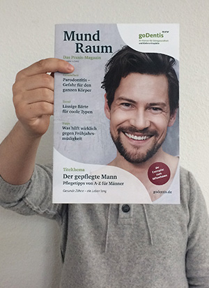 Cover der neuen Patientenzeitschrift MundRaum von goDentis